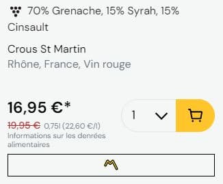 L'extension Chrome, bouton principal